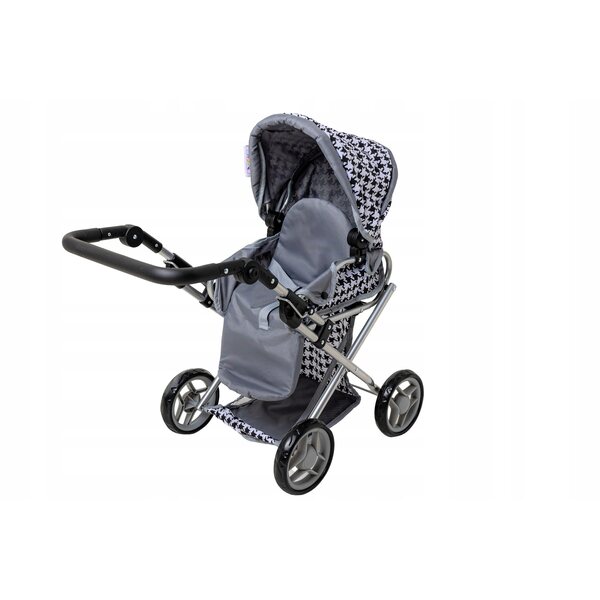 3 in 1 Puppenwagen Doris 9346 – tief, Kinderwagen, Tasche, Babytrage