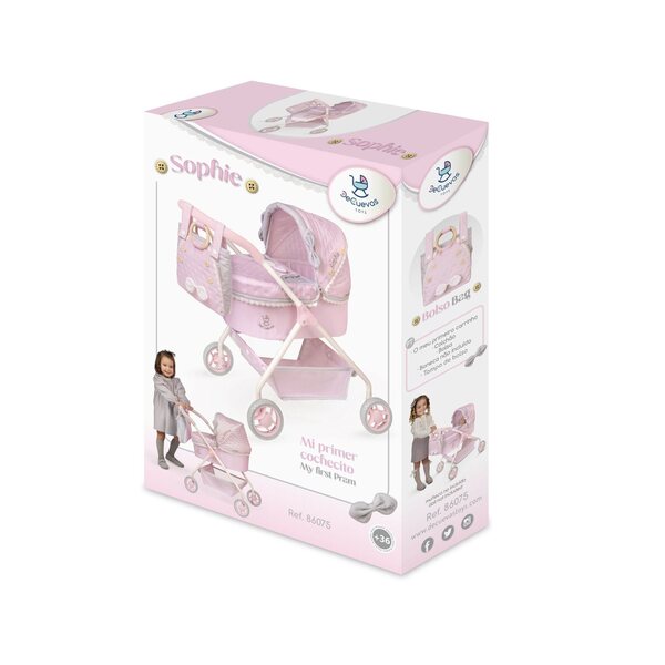 DeCuevas 86075 Tiefer Kinderwagen für Sophie Dolls 2025 56 cm