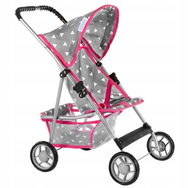 Kinderplay faltbarer Kinderwagen für Puppen, leicht und widerstandsfähig aus Aluminium