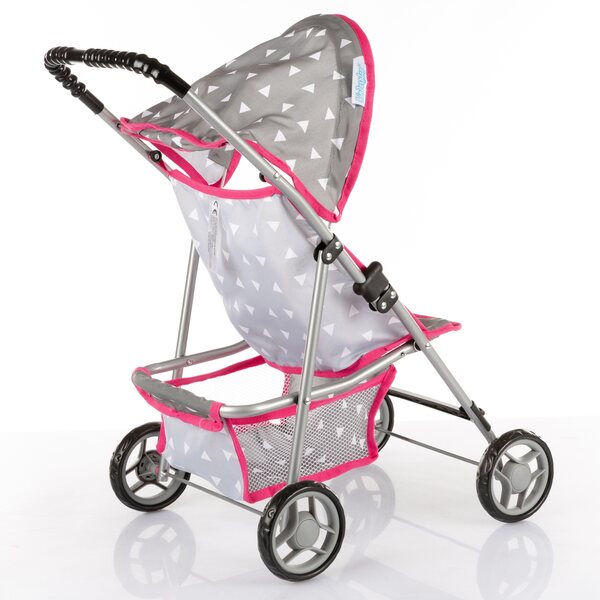 Kinderplay faltbarer Kinderwagen für Puppen, leicht und widerstandsfähig aus Aluminium