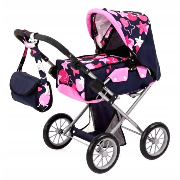 Bayer Design City Star: Kombikinderwagen für Puppen bis 46 cm, verstellbar und vielseitig