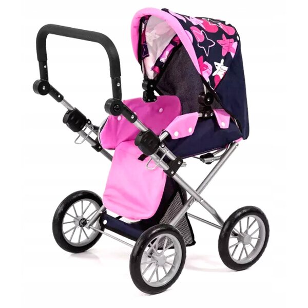 Bayer Design City Star: Kombikinderwagen für Puppen bis 46 cm, verstellbar und vielseitig