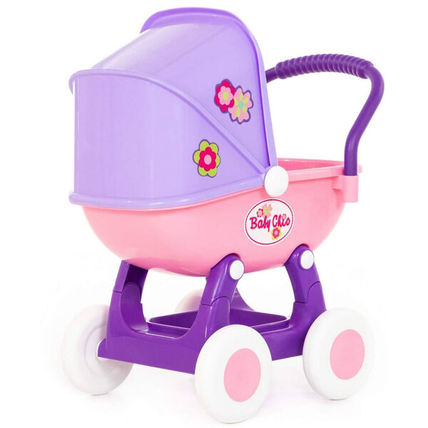 Arina Polesie Puppenwagen 59 cm mit Gondel und großen Rädern