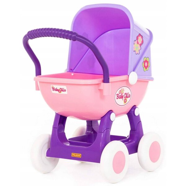 Arina Polesie Puppenwagen 59 cm mit Gondel und großen Rädern