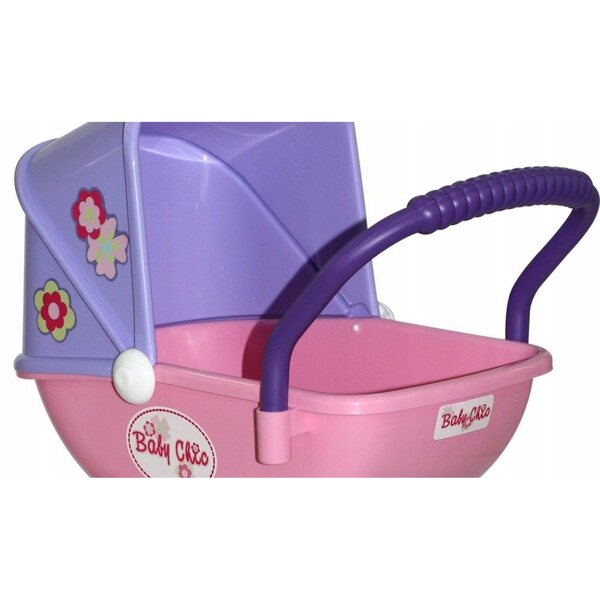 Arina Polesie Puppenwagen 59 cm mit Gondel und großen Rädern