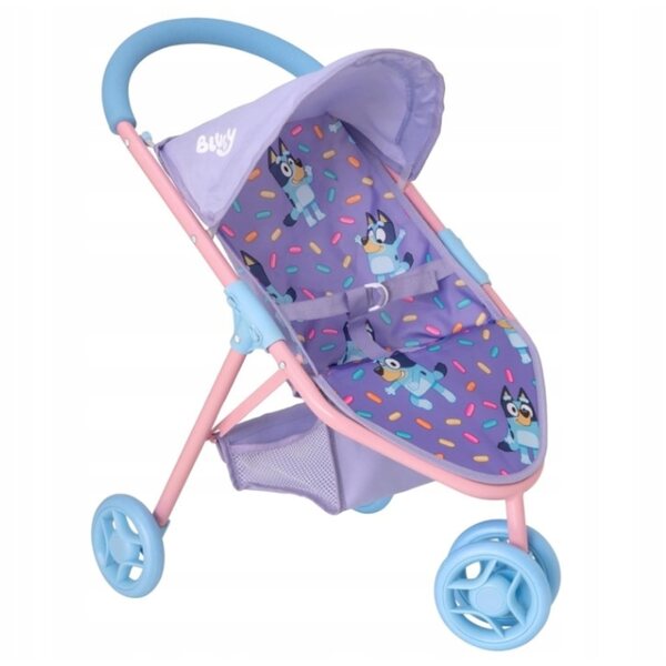 JOIE Bluey Passeggino Triciclo per Bambole con Tettuccio Pieghevole, 3+ Anni