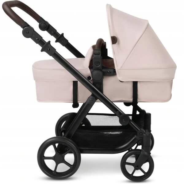 Puppenwagen Migno Berry 2 in 1 beige mit Schale und Kinderwagen ab 18 Monaten