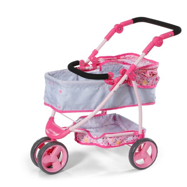 Baby Born 2 in 1 Puppenwagen mit klassischer und sportlicher Funktion