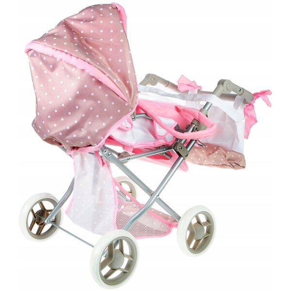 Passeggino per bambole 3 in 1 Smily Play Bambolina con borsa e marsupio
