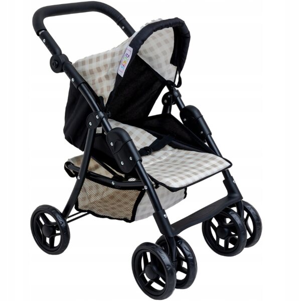 Doris XL Puppenwagen, faltbarer Kinderwagen: solide und praktisch
