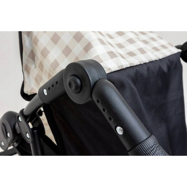 Doris XL Puppenwagen, faltbarer Kinderwagen: solide und praktisch