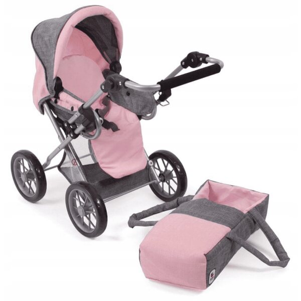 Bayer Chic Leni 56015 verstellbarer und multifunktionaler Puppenwagen