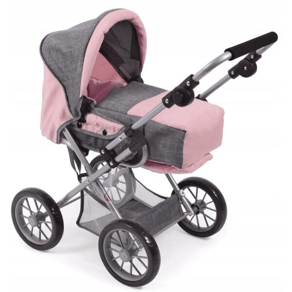 Bayer Chic Leni 56015 verstellbarer und multifunktionaler Puppenwagen