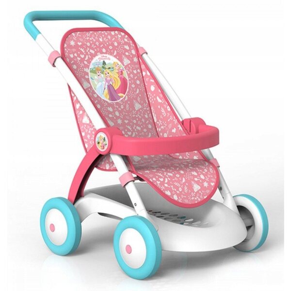 Smoby Disney Princess Puppenwagen für Mädchen ab 3 Jahren
