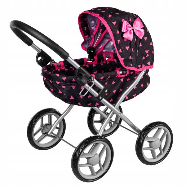 Tiefer Kinderwagen für Kinderplay KP0260 Puppen mit Aluminiumstruktur