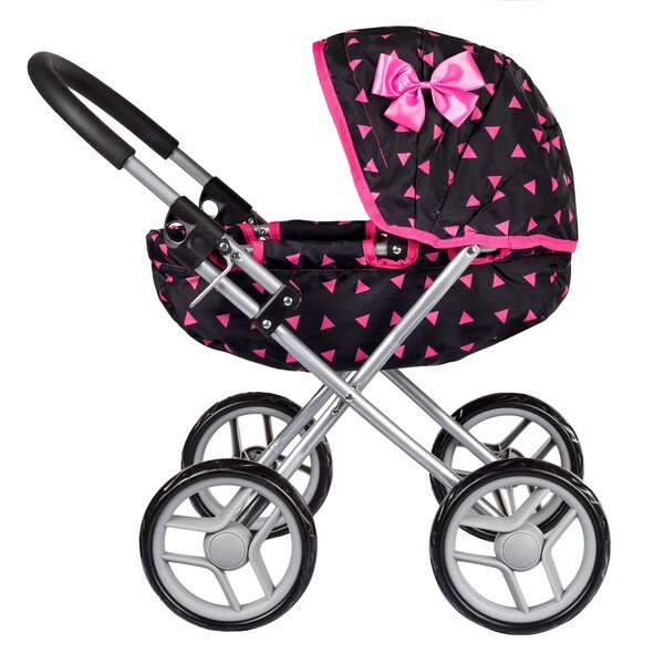 Tiefer Kinderwagen für Kinderplay KP0260 Puppen mit Aluminiumstruktur