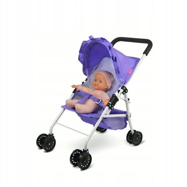 Passeggino per bambole Atlanta 45 con bambola, ideale per bambini oltre 3 anni