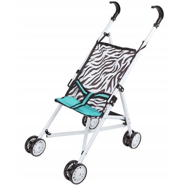 Großer faltbarer und farbenfroher Bigtoys 52 cm Puppenwagen