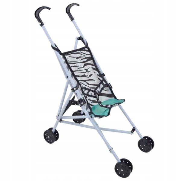 Großer faltbarer und farbenfroher Bigtoys 52 cm Puppenwagen