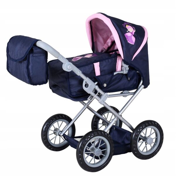 Knorr Toys Ruby 3-in-1-Puppenwagen mit verstellbarem Riemen und Schaumstoffrädern