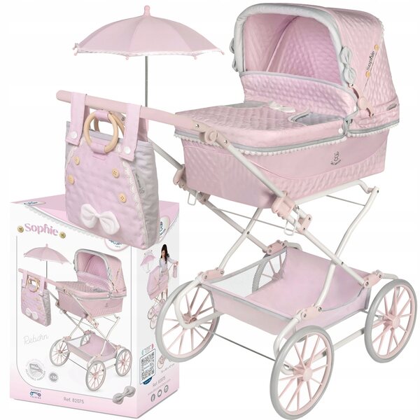 Passeggino XXL per bambole fino a 55 cm Sophie DeCuevas Toys con accessori