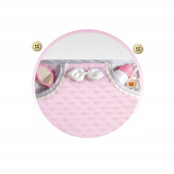 Passeggino XXL per bambole fino a 55 cm Sophie DeCuevas Toys con accessori
