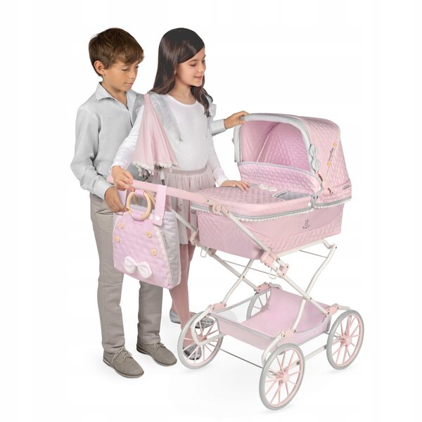 Passeggino XXL per bambole fino a 55 cm Sophie DeCuevas Toys con accessori