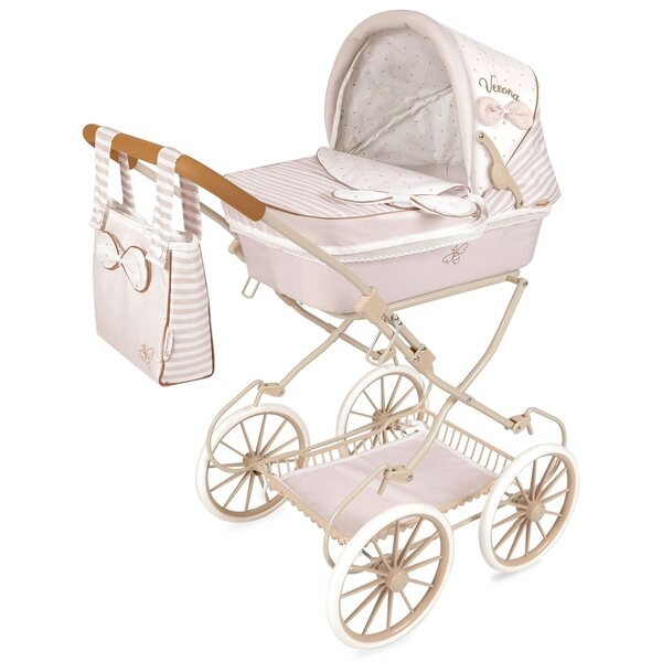 Passeggino per bambole pieghevole profondo Verona DeCuevas Toys, perfetto per bambini dai 3 anni in su