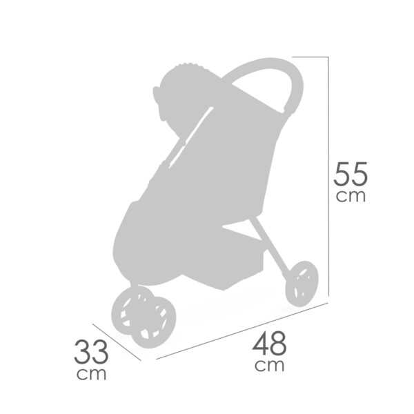 DeCuevas Sportowy Sophie 2025 55 cm Puppenwagen für Mädchen