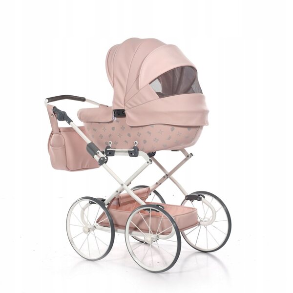 TAKO Laret Imperial Mini Classic poppenwagen: diep, roze, grote wielen
