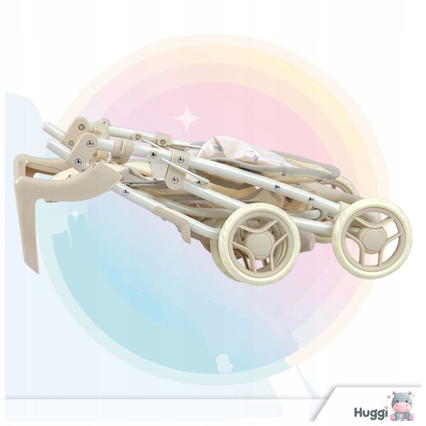 Magical Nature Pastel Puppenwagen mit Tablett und Lenkrädern