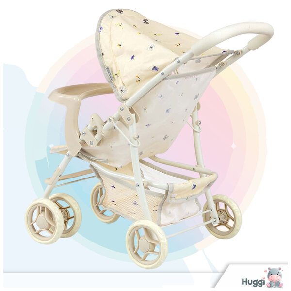 Magical Nature Pastel Puppenwagen mit Tablett und Lenkrädern