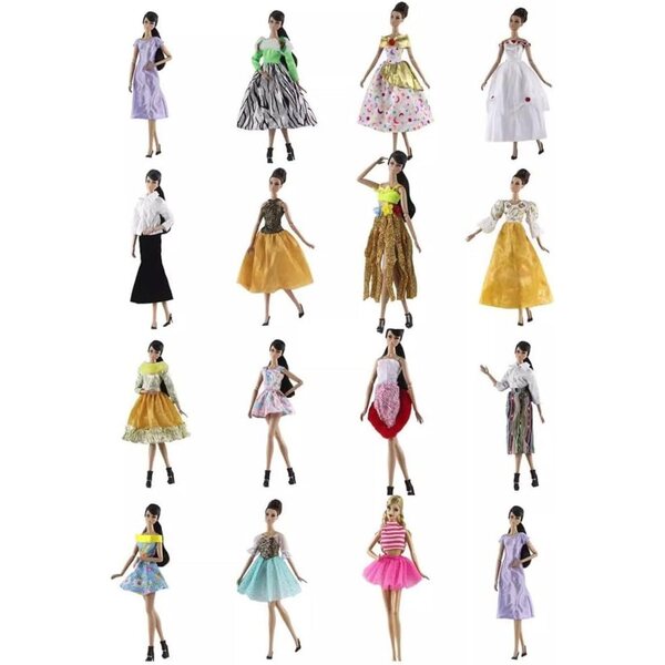 Geblümtes Sommerkleid für 11,5" Puppe - 1/6 BJD Lässiges Kleid, ideales Geschenk
