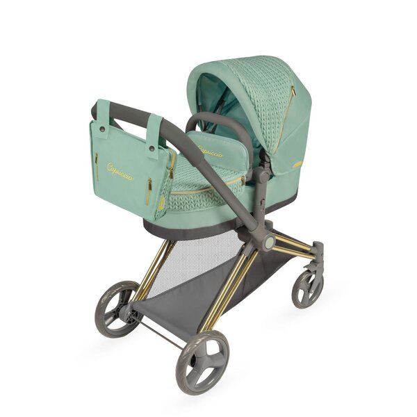 DeCuevas Capriccio 2025 3-in-1 faltbarer Puppenwagen mit Tasche