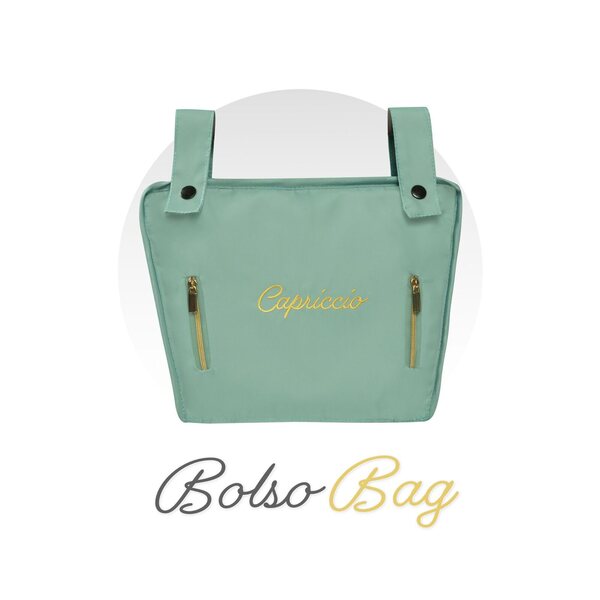 DeCuevas Capriccio 2025 3-in-1 faltbarer Puppenwagen mit Tasche