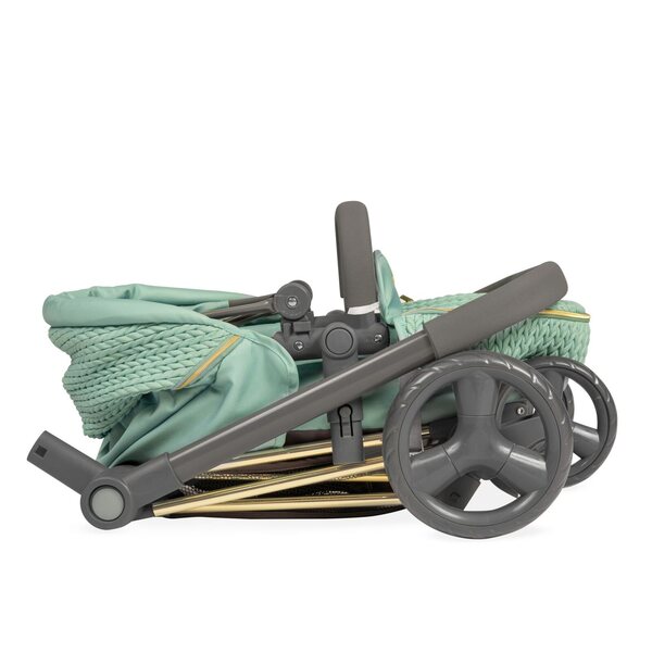 DeCuevas Capriccio 2025 3-in-1 faltbarer Puppenwagen mit Tasche