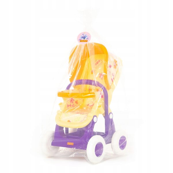 Polesie 4-Rad Puppenwagen, leicht und stabil für Kinder ab 1 Jahr