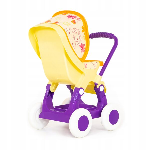Polesie 4-Rad Puppenwagen, leicht und stabil für Kinder ab 1 Jahr