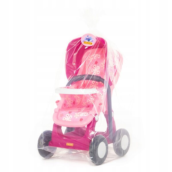 Polesie 4-Rad Puppenwagen, leicht und stabil für Kinder ab 1 Jahr