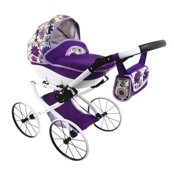 Deep Paradise Toddler MAJA Puppenwagen, ein solider polnischer Retro-Kinderwagen