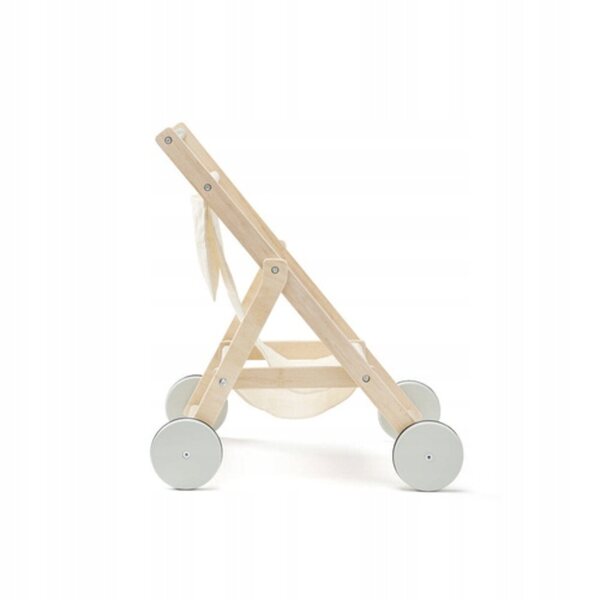 Kids Concept KID'S HUB Puppenwagen aus Holz und natürlicher Baumwolle