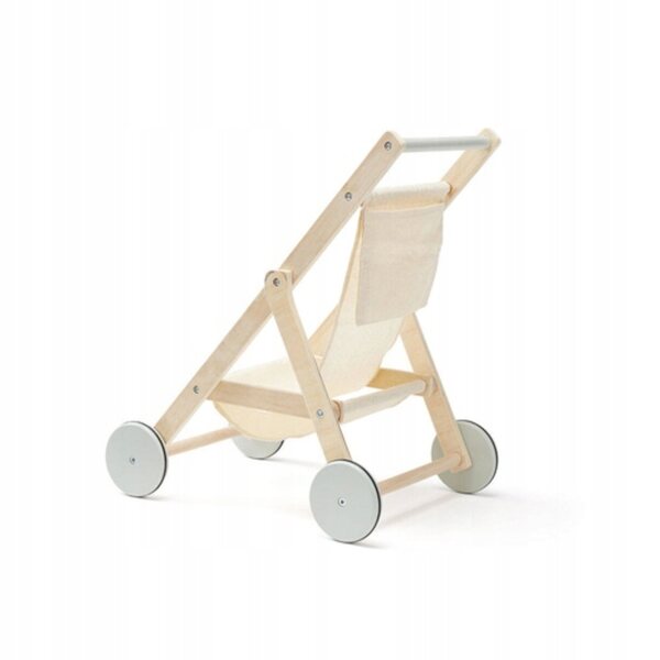 Kids Concept KID'S HUB Puppenwagen aus Holz und natürlicher Baumwolle