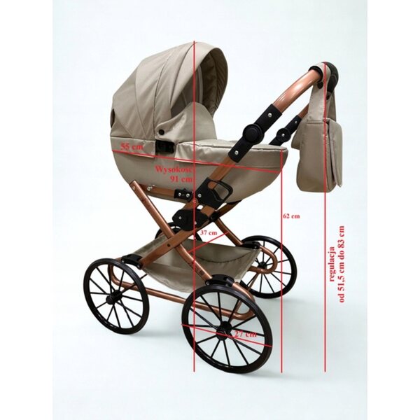 Puppenwagen Profondo Seline Retro 2026 – faltbar und realistisch
