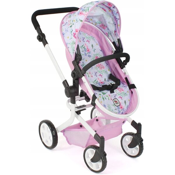 2 in 1 Bayer Chic Mika Puppenwagen verstellbar bis 80 cm