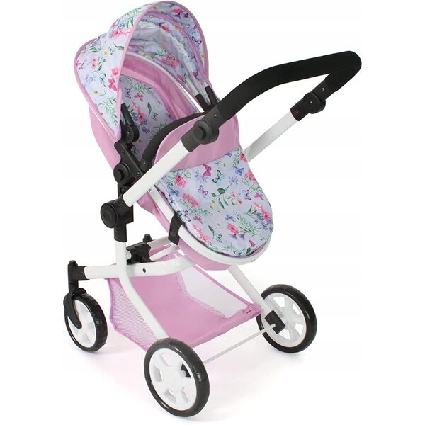 2 in 1 Bayer Chic Mika Puppenwagen verstellbar bis 80 cm