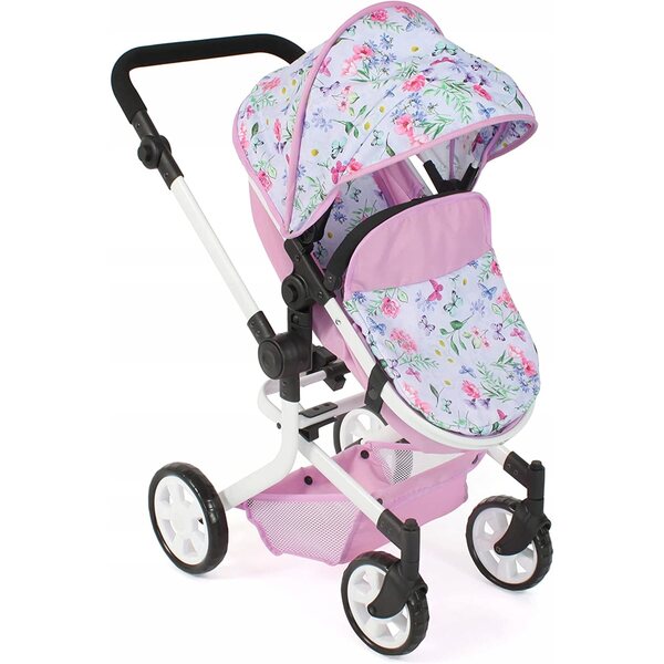 2 in 1 Bayer Chic Mika Puppenwagen verstellbar bis 80 cm
