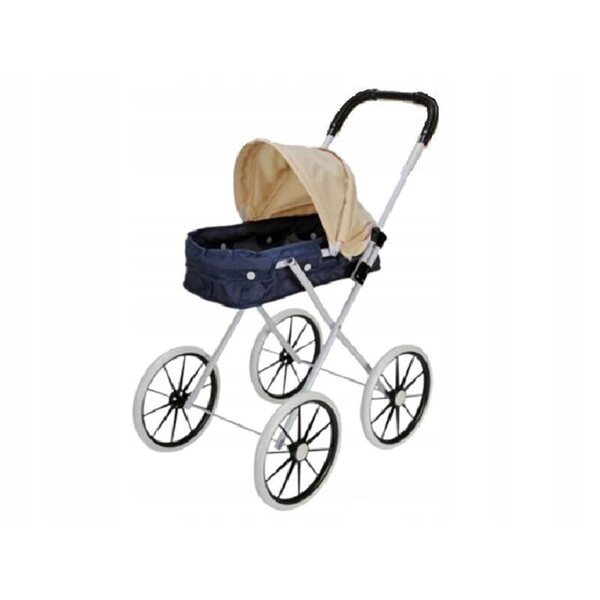 Icom 2 in 1 tiefer Puppenwagen aus Stoff für Kinder ab 3 Jahren