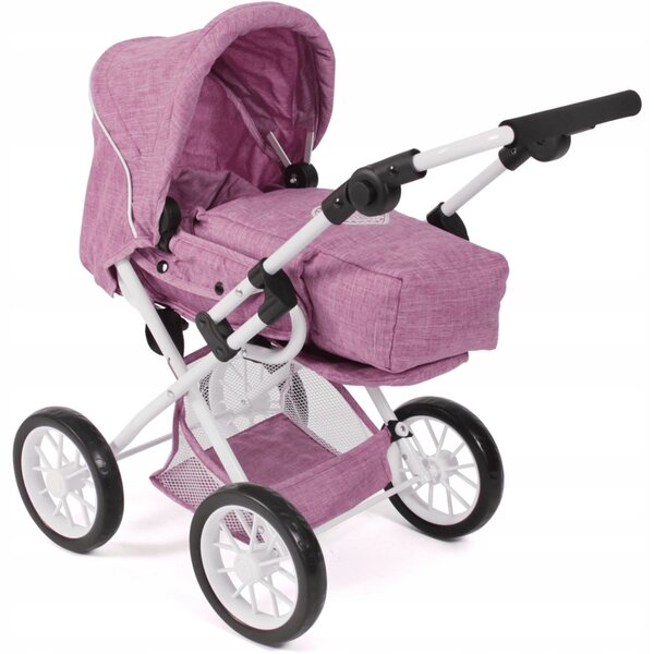 Bayer Chic LENI 2 in 1 Puppenwagen, geeignet für Kinder ab 3 Jahren
