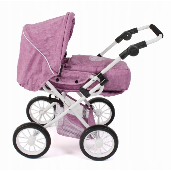 Bayer Chic LENI 2 in 1 Puppenwagen, geeignet für Kinder ab 3 Jahren