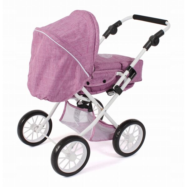 Bayer Chic LENI 2 in 1 Puppenwagen, geeignet für Kinder ab 3 Jahren